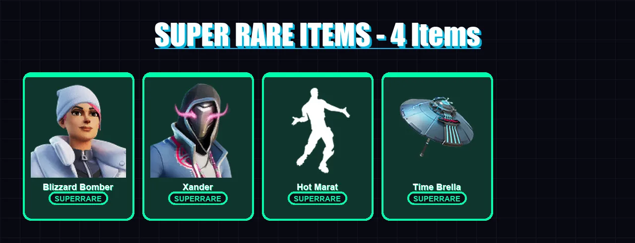 [PS4/PS5/PC] | Blizzard Bomber | Xander | Sentinel | The Ageless | Omegarok | 104 skin | 130 pickaxe | 122 emote | 113 glider | Lv1830
