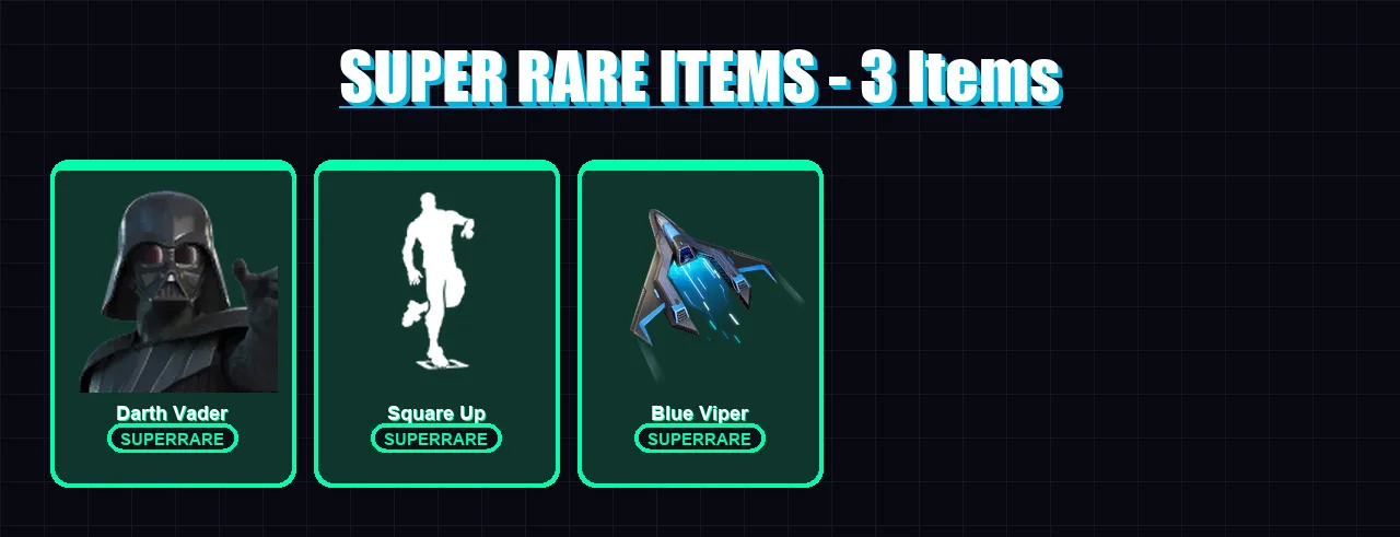 [PS4/PS5/XBOX/PC] | Darth Vader | Son Goku | Mizuki | Kado Thorne | Renzo the Destroyer | 74 skin | 123 pickaxe | 91 emote | 100 glider | Lv2266