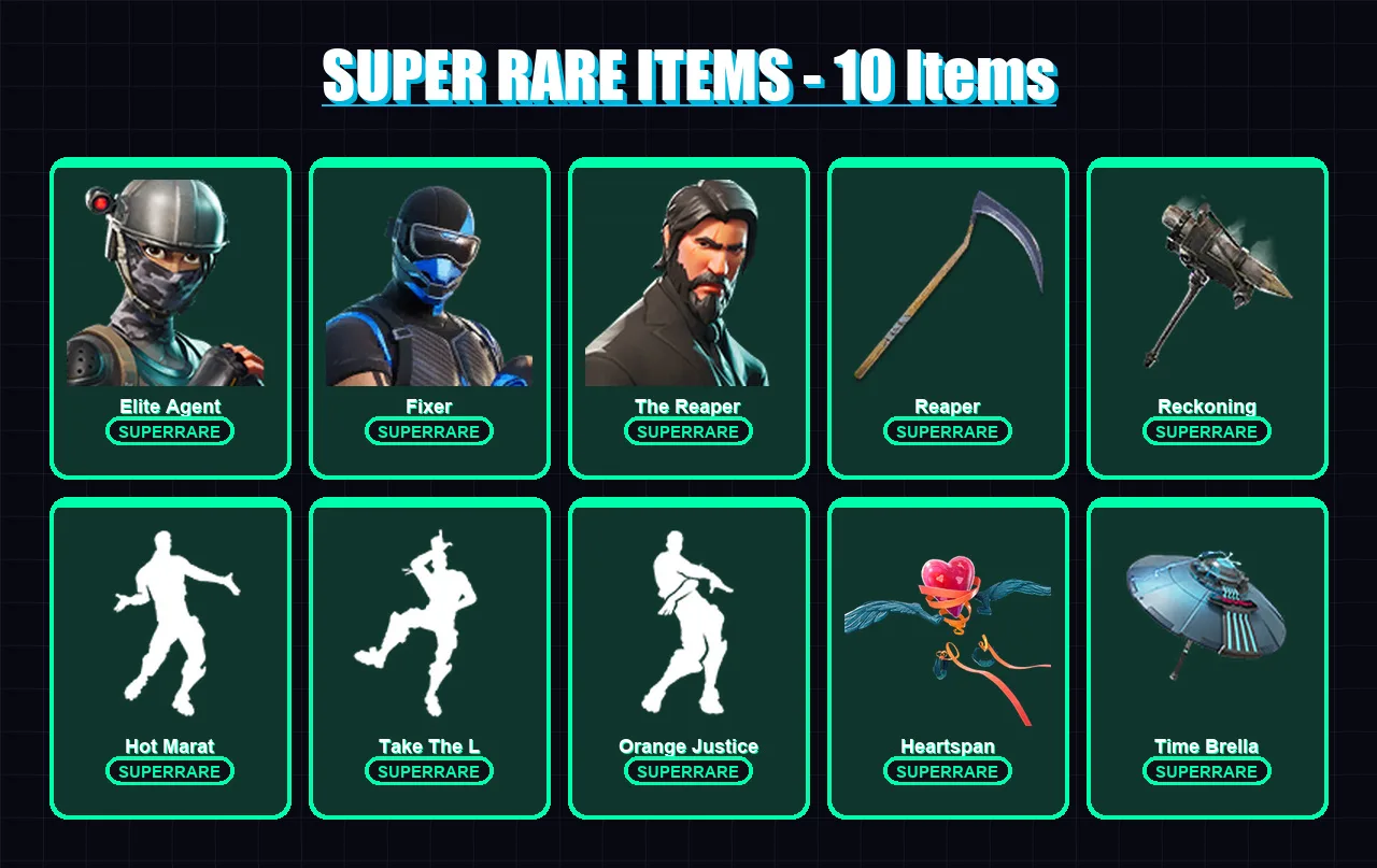 [PS4/PS5/PC] | Elite Agent | Fixer | The Reaper | Sentinel | Fade | 123 skin | 119 pickaxe | 110 emote | 116 glider | Lv1733 — Fortnite account
