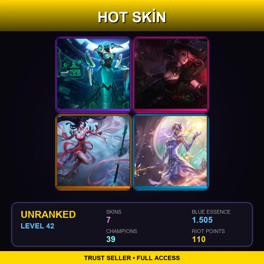 EUNE | Lv42 | Unranked | 7 Skin | 39 Champ — Valkyrie Leona