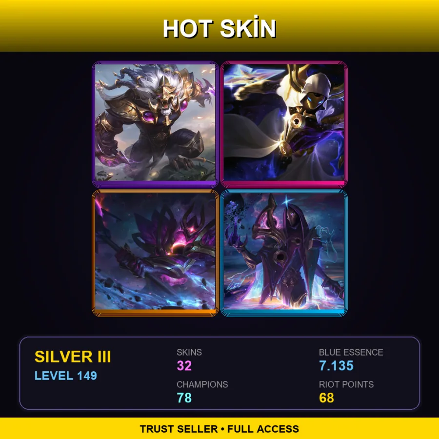 BR | Lv149 | Silver III | 32 Skin | 78 Champ