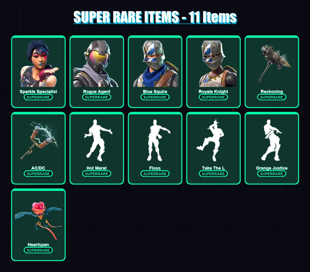 [PC/XBOX] | Sparkle Specialist | Rogue Agent | Blue Squire | Royale Knight | Valor | 73 skin | 46 pickaxe | 62 emote | 58 glider | Lv665 — Fortnite account