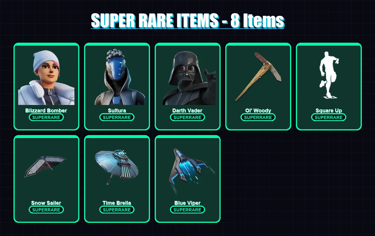 [PC/XBOX] | Blizzard Bomber | Sultura | Darth Vader | Omegarok | Malik | 207 skin | 268 pickaxe | 171 emote | 192 glider | Lv2711 — Fortnite account