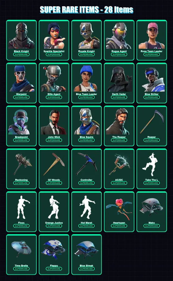 [PS4/PS5/XBOX/PC] | Black Knight | Sparkle Specialist | Royale Knight | 386 skin | Lv3330