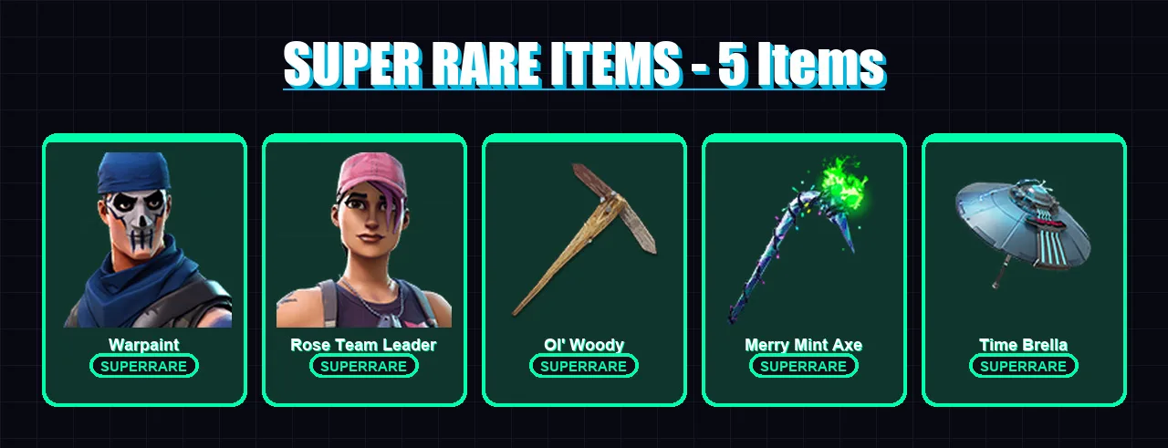 [PC/PSN] | Warpaint | Rose Team Leader | Era | Kado Thorne | Valeria | 79 skin | 111 pickaxe | 85 emote | 84 glider | Lv1769