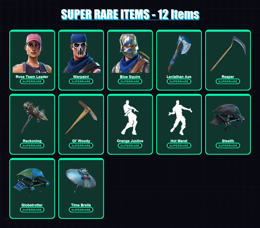 [PC/XBOX/PSN] | Rose Team Leader | Warpaint | Blue Squire | Zenith | Rox | 116 skin | 117 pickaxe | 99 emote | 104 glider | Lv1503 — Fortnite account