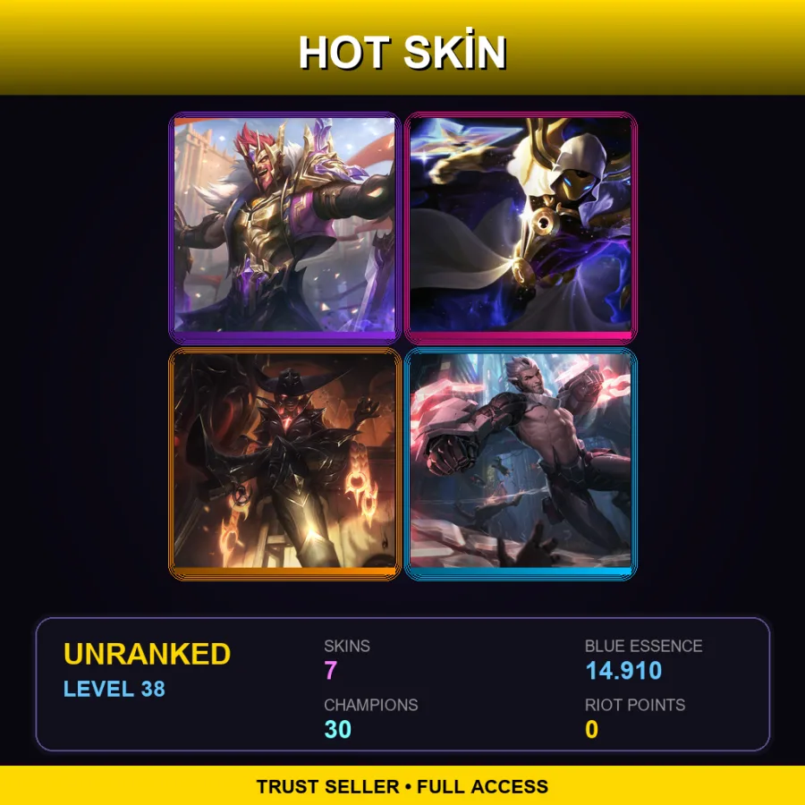 LAS | Lv38 | Unranked | 7 Skin | 30 Champ — Panda Teemo