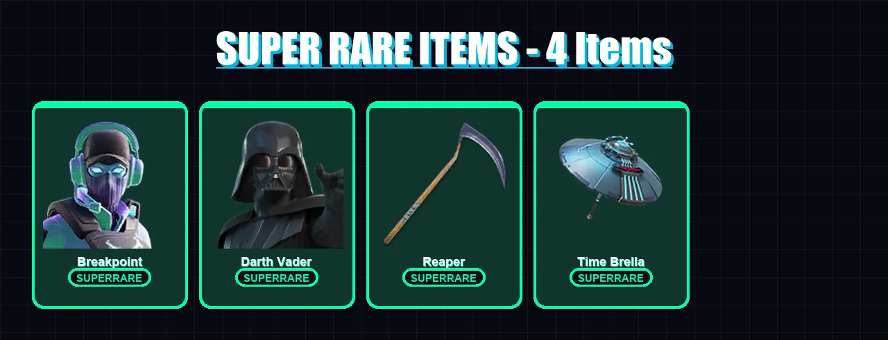 [PC/PSN] | Breakpoint | Darth Vader | The Imagined | Valeria | Omegarok | 161 skin | 179 pickaxe | 102 emote | 105 glider | Lv1643 — Fortnite account