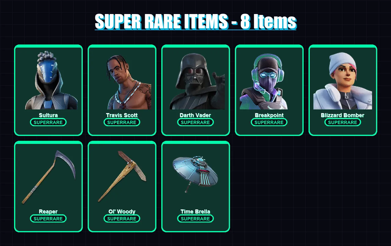 [PS4/PS5/XBOX/PC] | Sultura | Travis Scott | Darth Vader | Breakpoint | Blizzard Bomber | 243 skin | 237 pickaxe | 203 emote | 167 glider | Lv2779 — Fortnite account