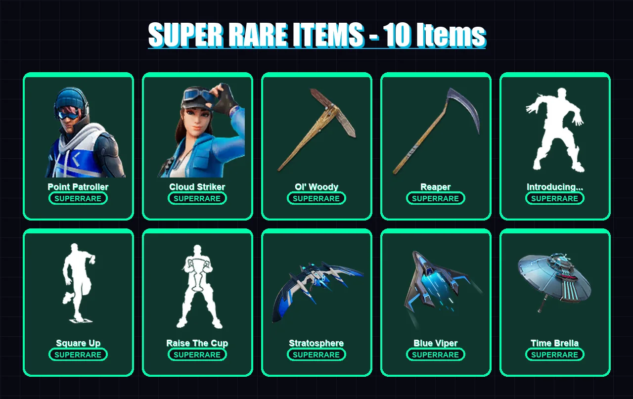 [PS4/PS5/XBOX/PC] | Point Patroller | Cloud Striker | Paradigm (Reality-659) | 120 skin | Lv1976