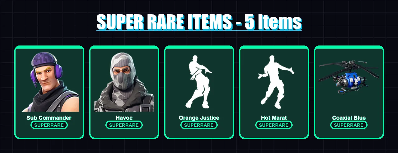 [PC] | Sub Commander | Havoc | Carbide | Blackheart | Ragnarok | 51 skin | 51 pickaxe | 45 emote | 49 glider | Lv671