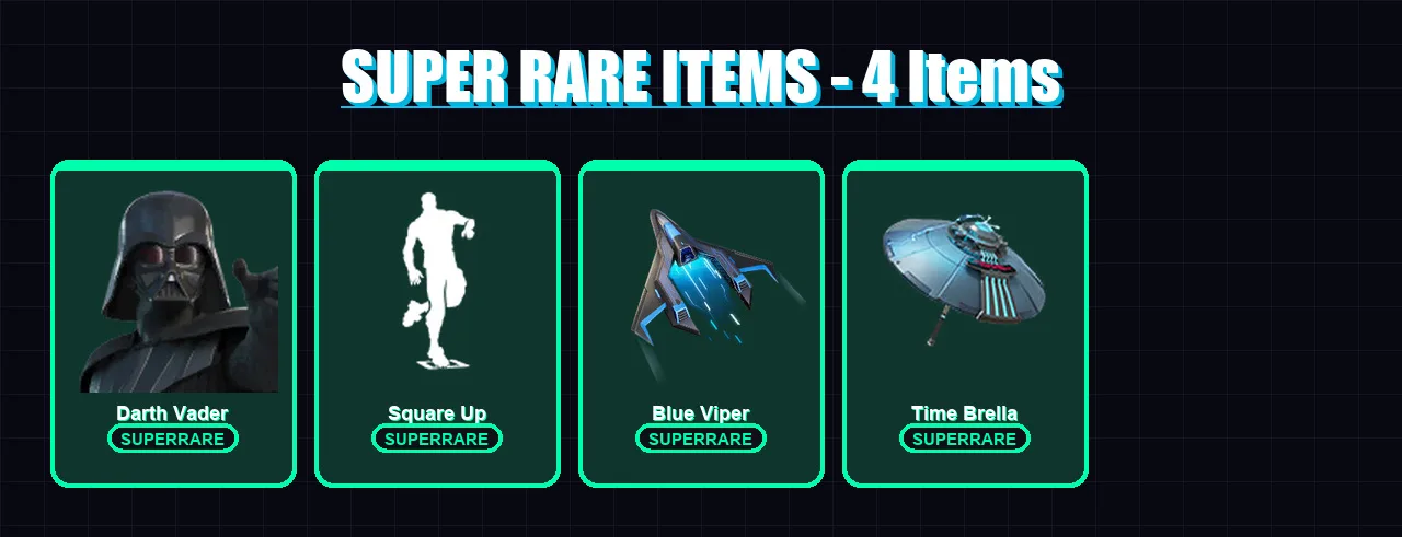 [PS4/PS5/XBOX/PC] | Darth Vader | Kymera | Mizuki | Malik | Twyn | 97 skin | 111 pickaxe | 76 emote | 108 glider | Lv1886