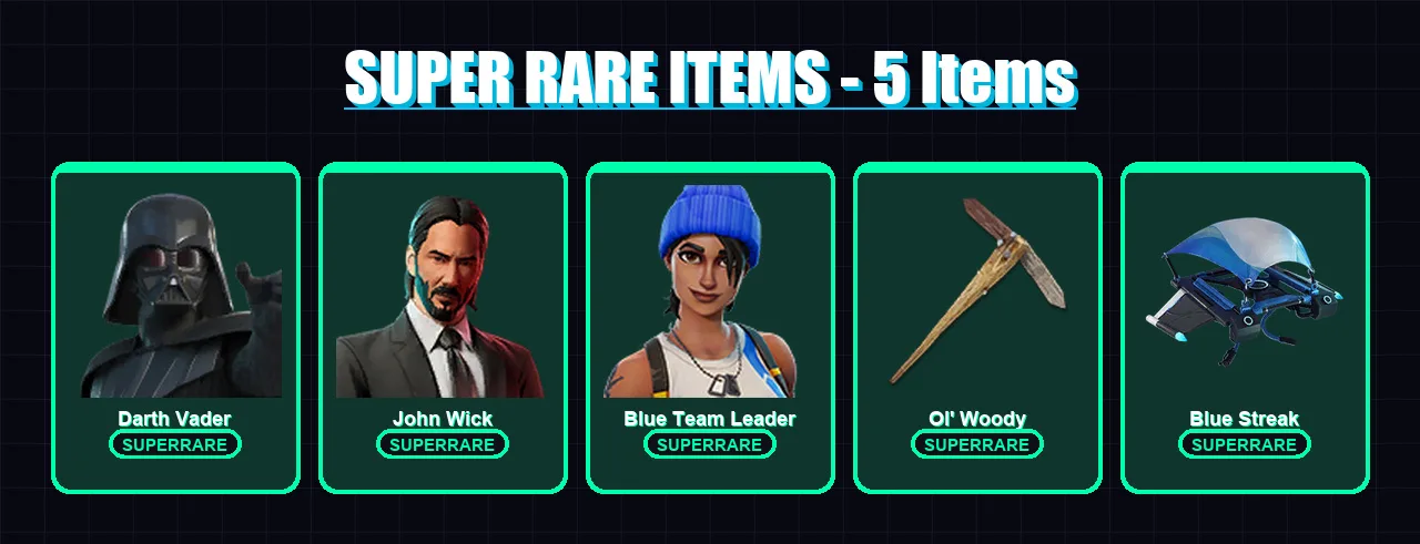 [PC/XBOX] | Darth Vader | John Wick | Blue Team Leader | Snap | The Ageless | 87 skin | 105 pickaxe | 79 emote | 62 glider | Lv854