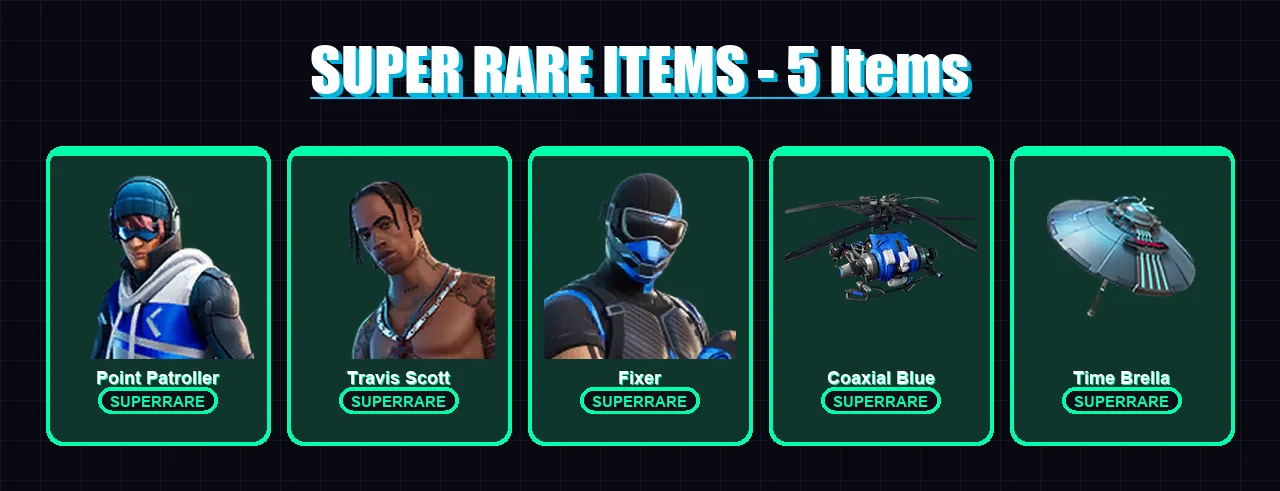 [PC/XBOX/PSN] | Point Patroller | Travis Scott | Fixer | Eternal Knight | Joey | 86 skin | 94 pickaxe | 75 emote | 94 glider | Lv1483