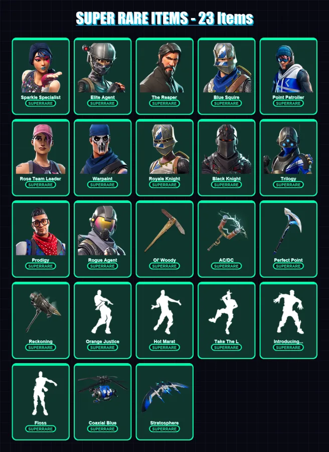 [PS4/PS5/XBOX/PC] | Sparkle Specialist | Elite Agent | The Reaper | 98 skin | Lv914