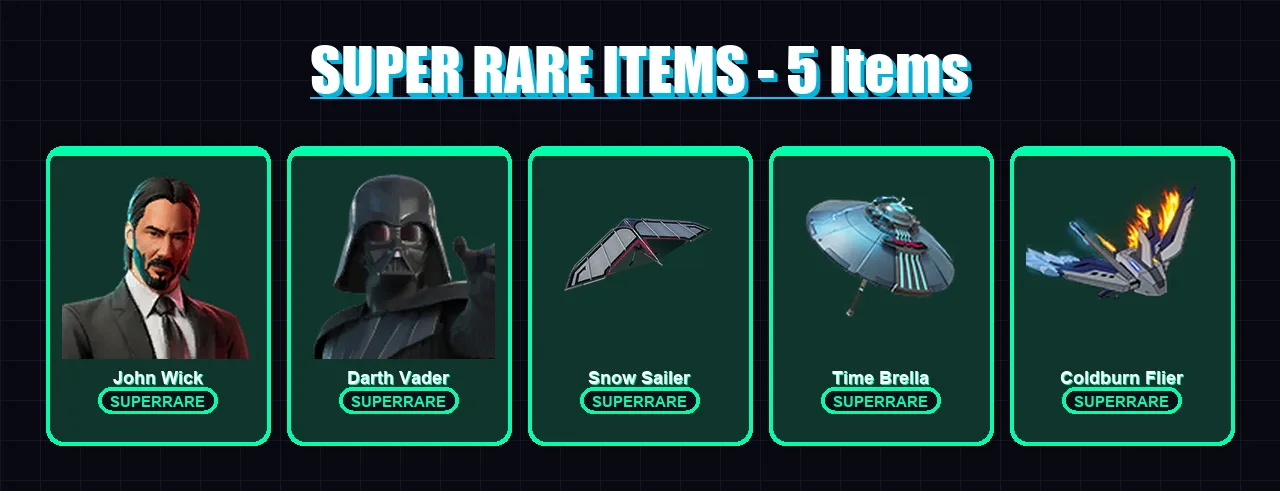 [PS4/PS5/XBOX/PC] | John Wick | Darth Vader | Frostbite | Optimus Prime | Twyn | 406 skin | 427 pickaxe | 405 emote | 224 glider | Lv3850