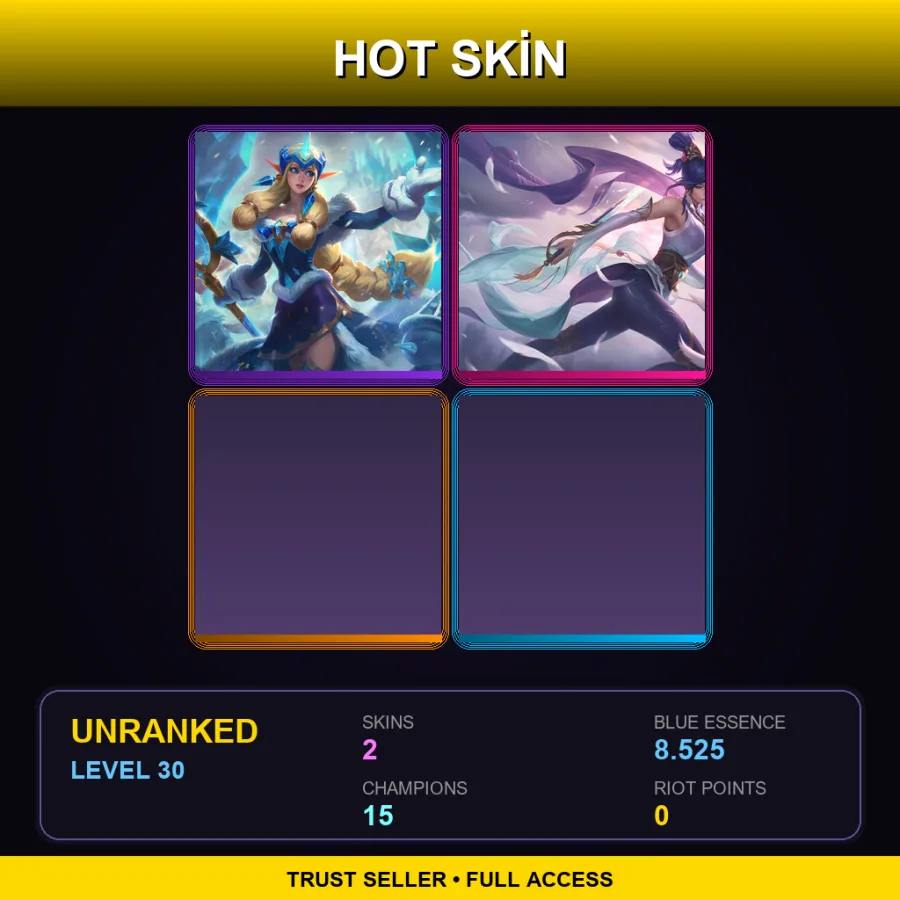 LAN | Lv30 | Unranked | 2 Skin | 15 Champ — Soaring Sword Fiora