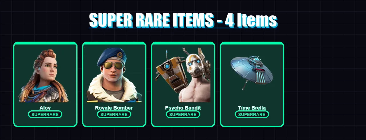 [PS4/PS5/XBOX/PC] | Aloy | Royale Bomber | Psycho Bandit | The Cube Queen | Menace | 84 skin | 109 pickaxe | 71 emote | 94 glider | Lv1378