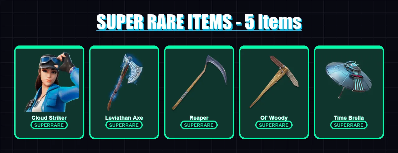 [PS4/PS5/XBOX/PC] | Cloud Striker | Valeria | The Cube Queen | Predator | Raz | 172 skin | 224 pickaxe | 172 emote | 165 glider | Lv2745