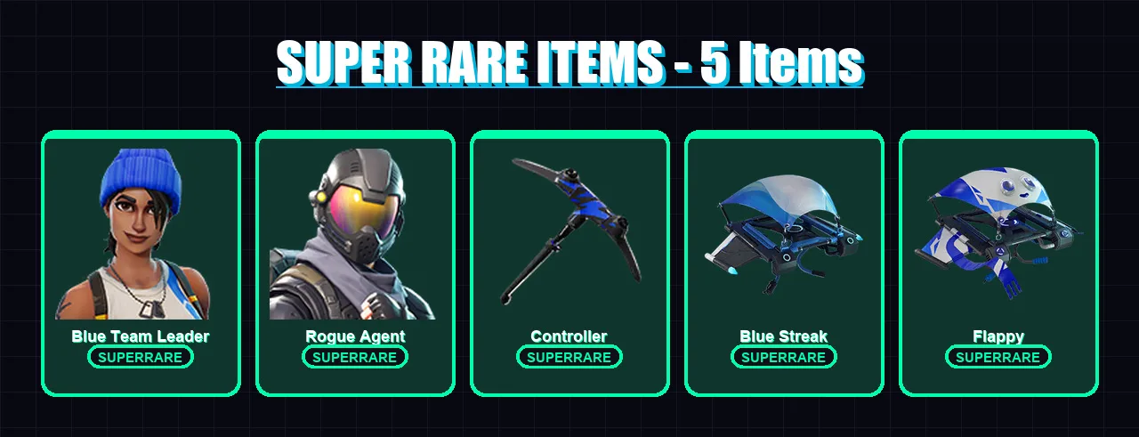 [PC/XBOX/PSN] | Blue Team Leader | Rogue Agent | Lynx | Deadpool | Gear Specialist Maya | 22 skin | 23 pickaxe | 26 emote | 38 glider | Lv489
