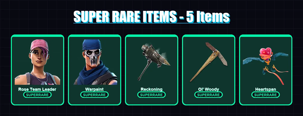 [PC/XBOX] | Rose Team Leader | Warpaint | Carbide | Fate | Calamity | 27 skin | 23 pickaxe | 31 emote | 32 glider | Lv383