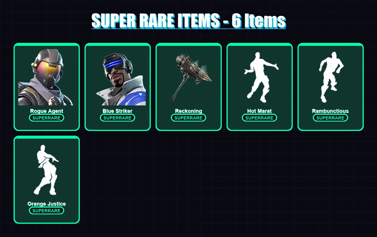 [PC/XBOX/PSN] | Rogue Agent | Blue Striker | Deadpool | Zenith | Midas | 65 skin | 61 pickaxe | 66 emote | 52 glider | Lv778