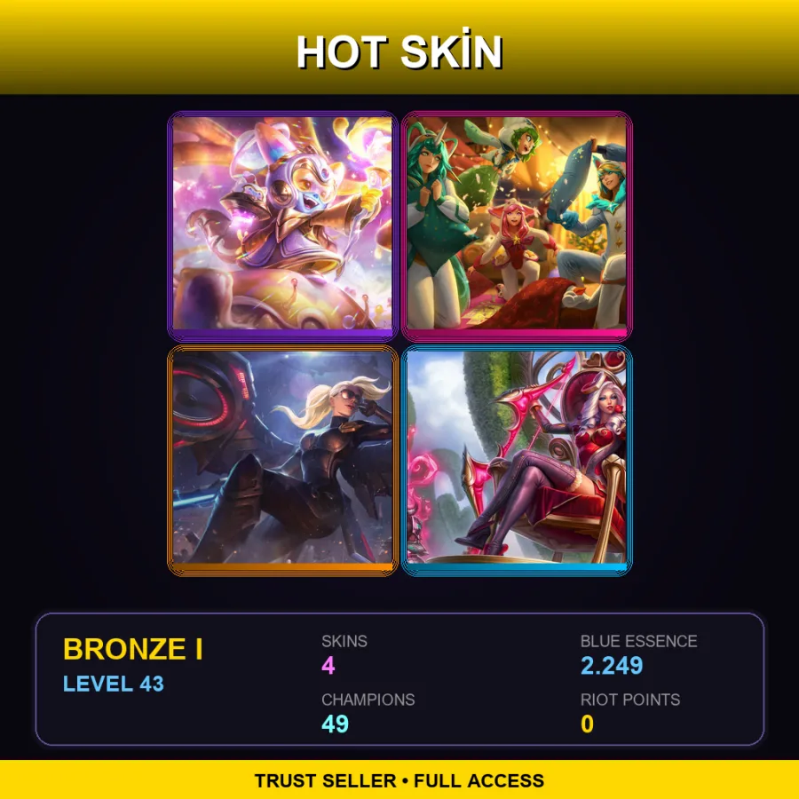 LAS | Lv43 | Bronze I | 4 Skin | 49 Champ