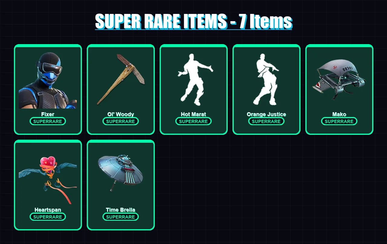 [PS4/PS5/XBOX/PC] | Fixer | The Prisoner | Predator | Blackheart | Carbide | 82 skin | 138 pickaxe | 127 emote | 118 glider | Lv2378