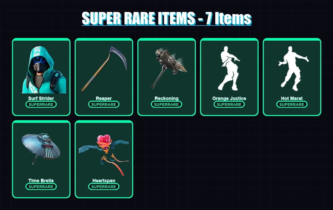 [PC/XBOX] | Surf Strider | Ragnarok | Spectra Knight | Drift | Ruin | 225 skin | 272 pickaxe | 204 emote | 217 glider | Lv4180