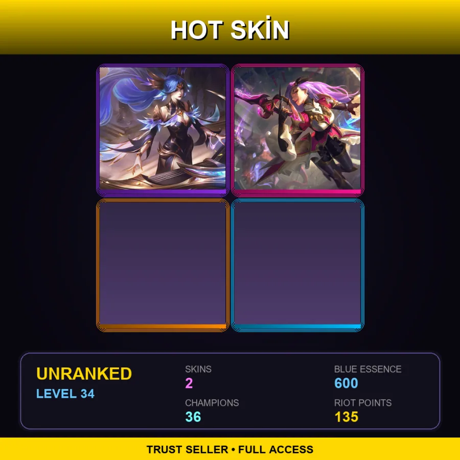 EUW | Lv34 | Unranked | 2 Skin | 36 Champ — Victorious Sona