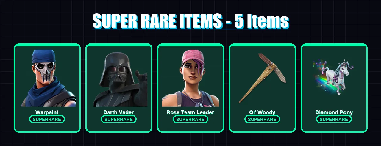 [PC/XBOX] | Warpaint | Darth Vader | Rose Team Leader | Mandalorian | Malik | 53 skin | 59 pickaxe | 50 emote | 52 glider | Lv643 — Fortnite account