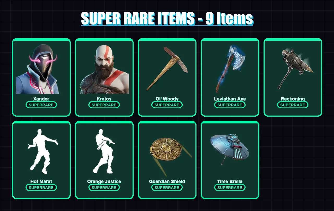[PC/PSN] | Xander | Kratos | Fusion | The Foundation | Luxe | 196 skin | 230 pickaxe | 185 emote | 189 glider | Lv2320