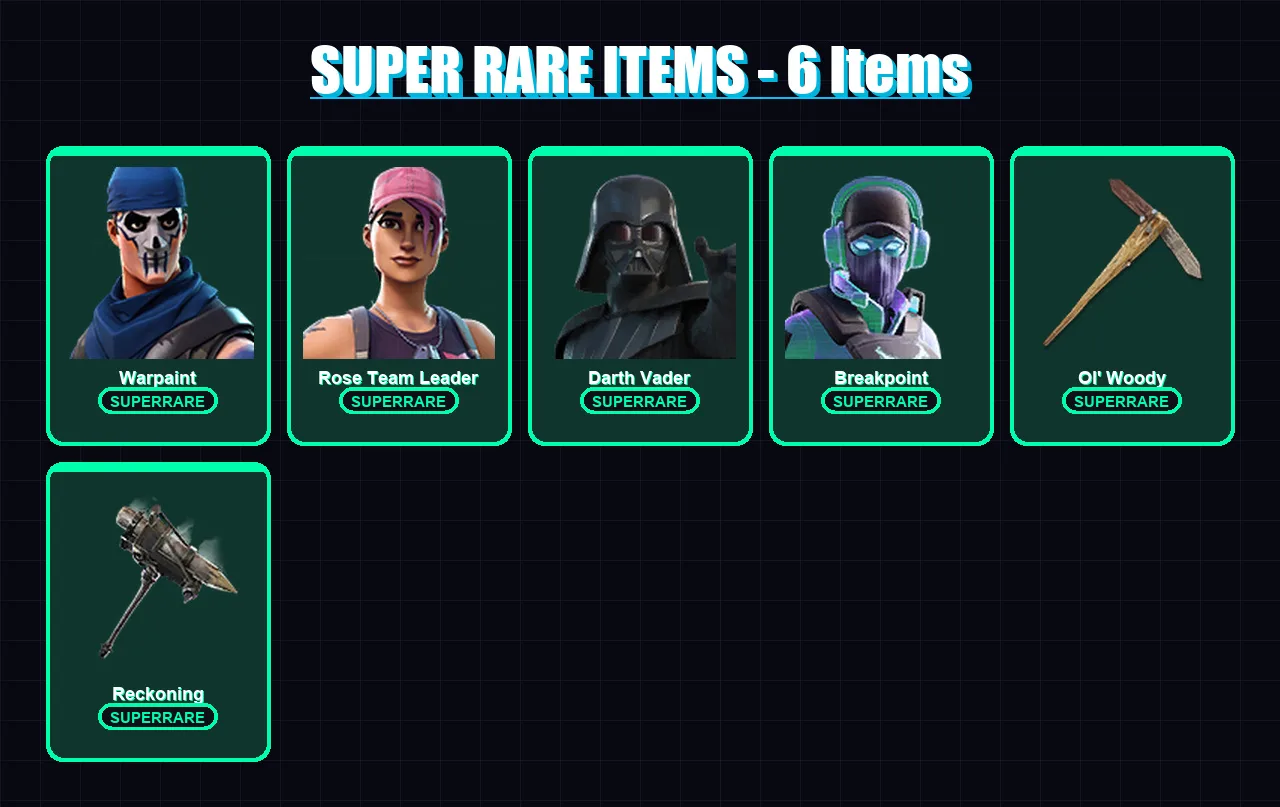 [PC/XBOX/PSN] | Warpaint | Rose Team Leader | Darth Vader | 93 skin | Lv2452