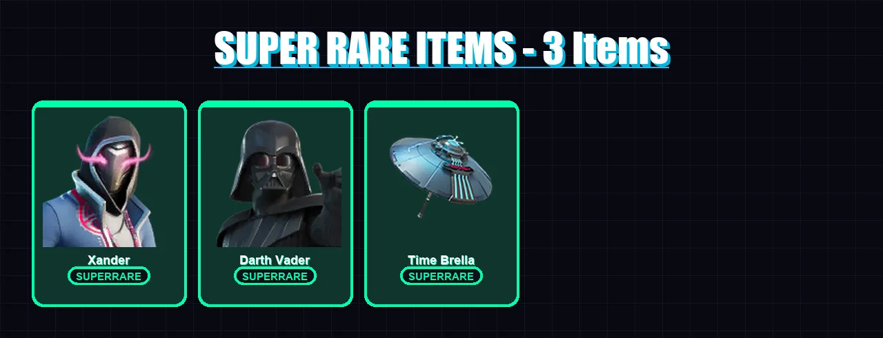 [PC/XBOX/PSN] | Xander | Darth Vader | Snap | The Foundation | The Cube Queen | 242 skin | 280 pickaxe | 199 emote | 180 glider | Lv3138
