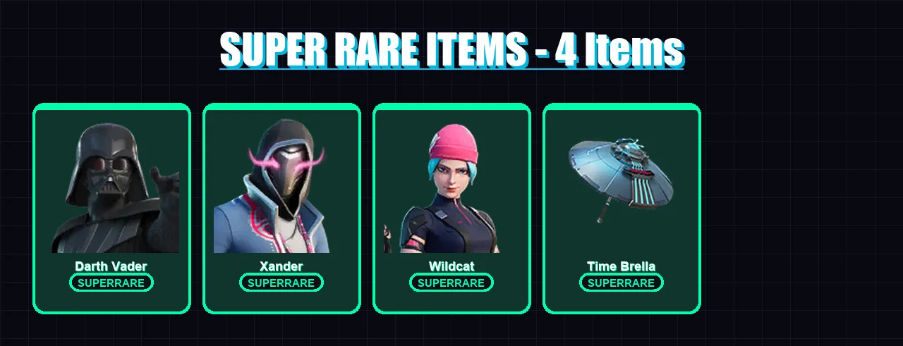 [PC/PSN] | Darth Vader | Xander | Wildcat | Raz | Valeria | 120 skin | 130 pickaxe | 118 emote | 109 glider | Lv1798