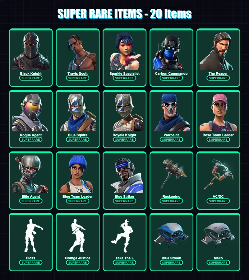 [PS4/PS5/XBOX/PC] | Black Knight | Travis Scott | Sparkle Specialist | 38 skin | Lv440