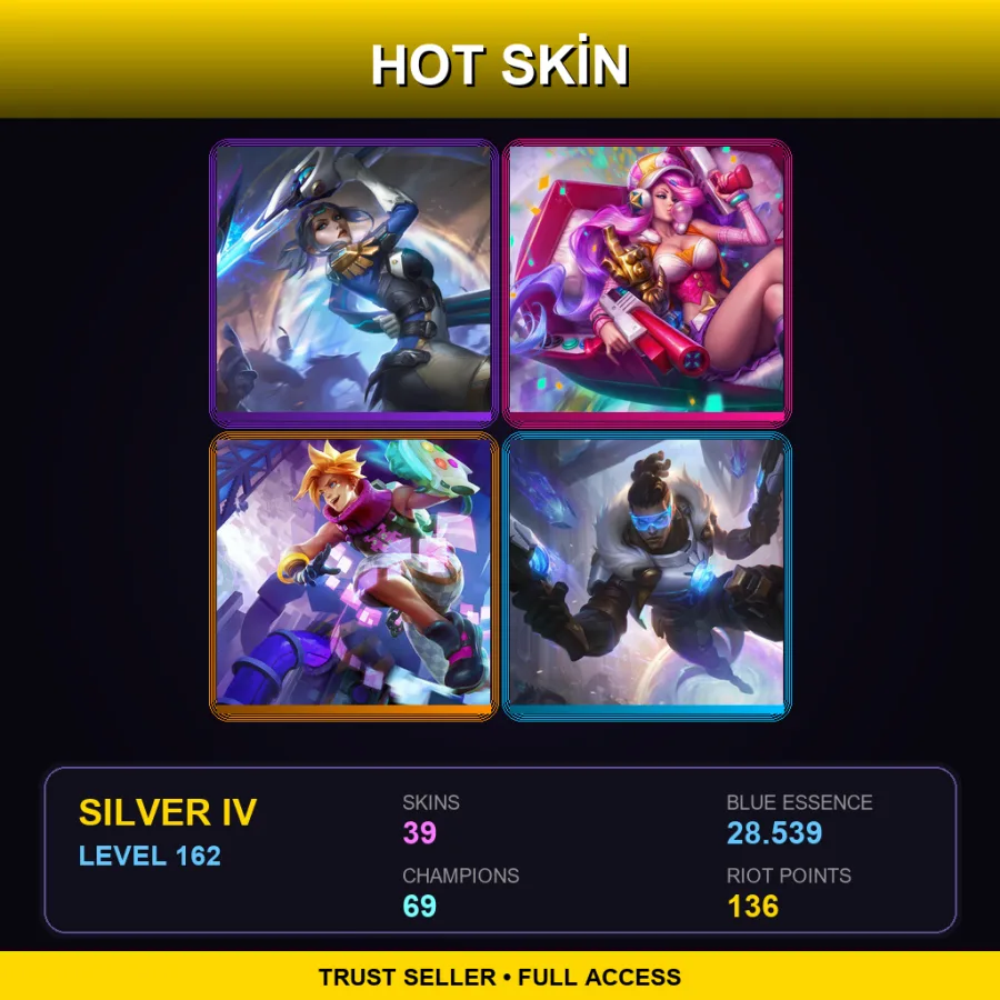 BR | Lv162 | Silver IV | 39 Skin | 69 Champ