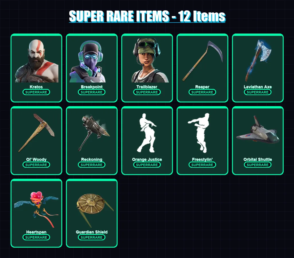 [PC/XBOX/PSN] | Kratos | Modena Icon | Lara Croft | Harley Quinn | Ryu | 114 skin | 109 pickaxe | 117 emote | 96 glider | Lv1374 — Fortnite account