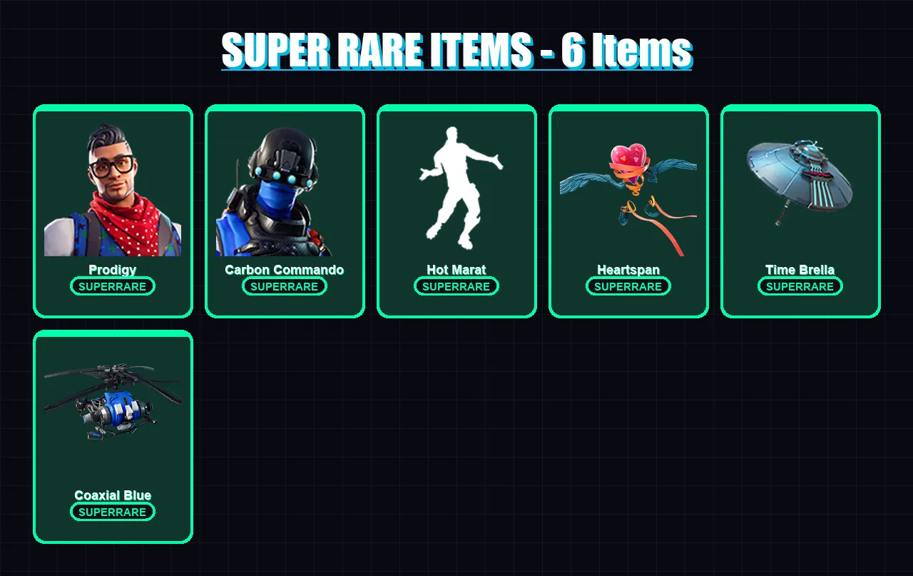 [PS4/PS5/PC] | Prodigy | Carbon Commando | Deadpool | Catalyst | Eternal Knight | 99 skin | 121 pickaxe | 102 emote | 120 glider | Lv1737