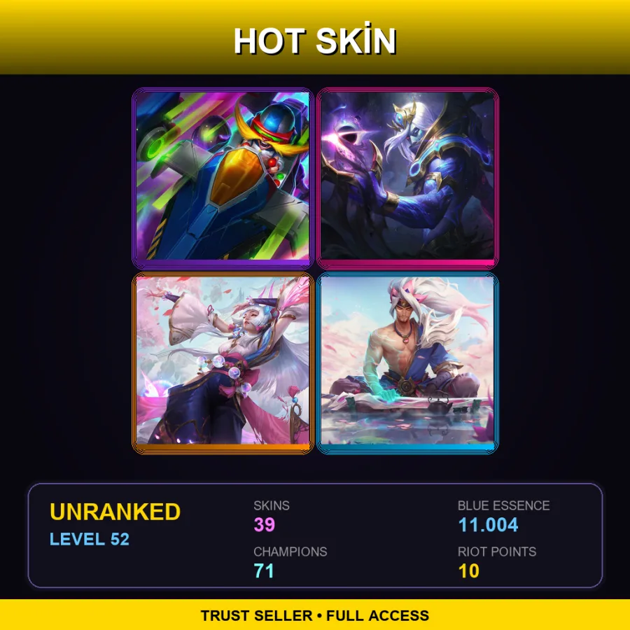 LAN | Lv52 | Unranked | 39 Skin | 71 Champ — Spirit Blossom Syndra