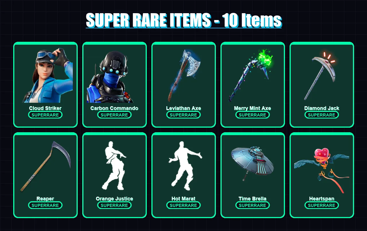 [PC/XBOX/PSN] | Cloud Striker | Carbon Commando | Era | Luxe | Kado Thorne | 206 skin | 215 pickaxe | 215 emote | 161 glider | Lv2950 — Fortnite account