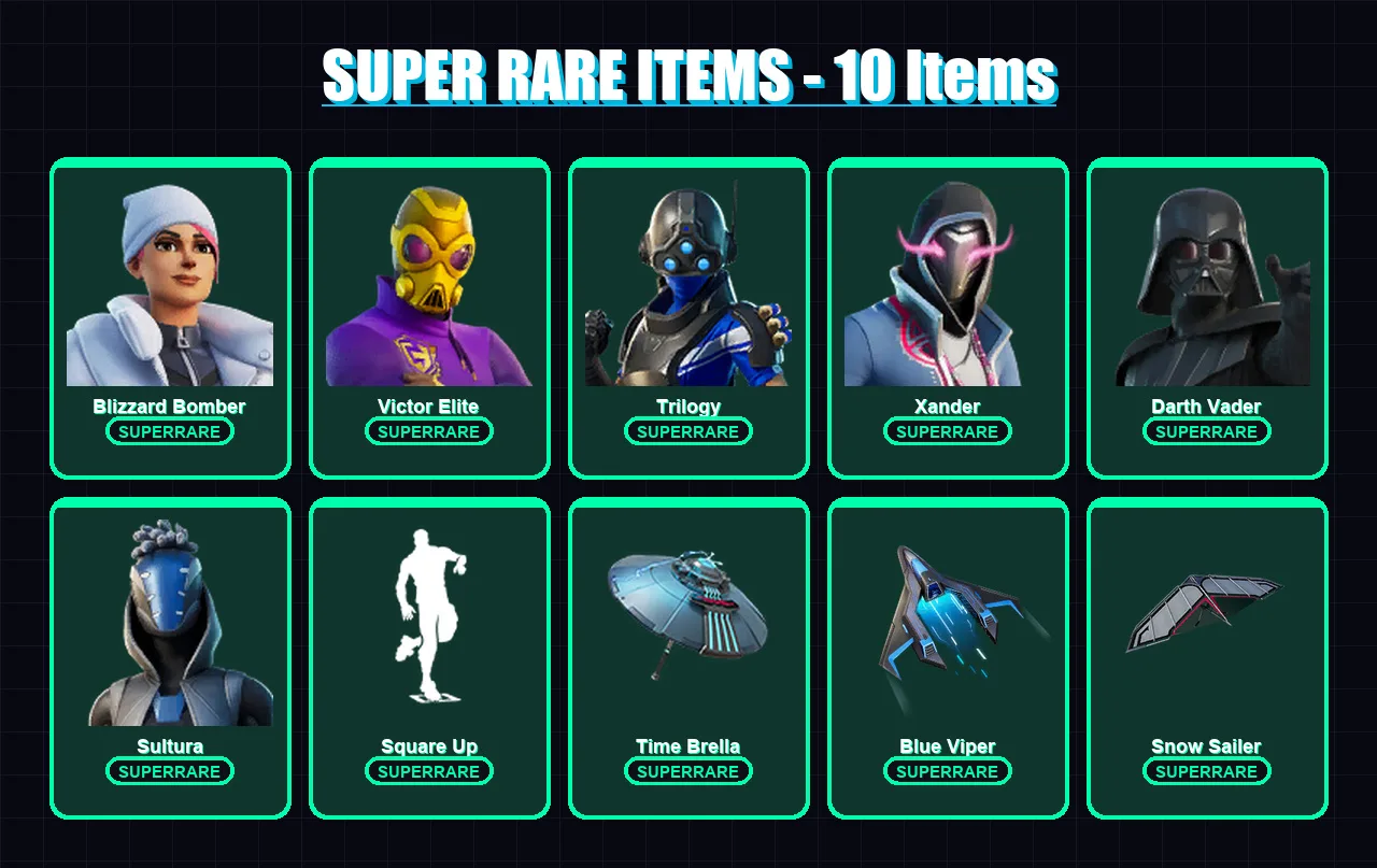 [PS4/PS5/PC] | Blizzard Bomber | Victor Elite | Trilogy | Xander | Darth Vader | 265 skin | 302 pickaxe | 241 emote | 225 glider | Lv3924 — Fortnite account
