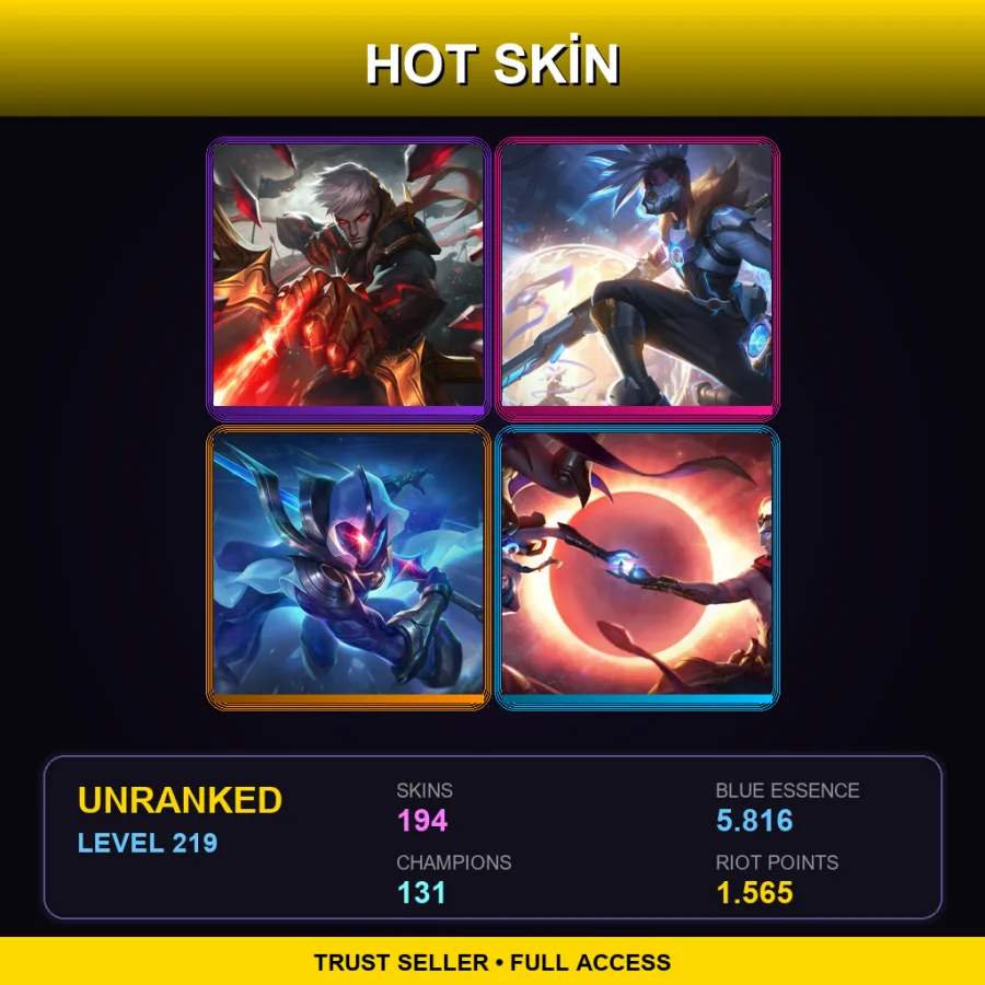 EUW | Conqueror Varus | Pulsefire Ekko | Cosmic Blade Master Yi | Cosmic Dawn Rakan | 194 Skin | 131 Champ | Lv219
