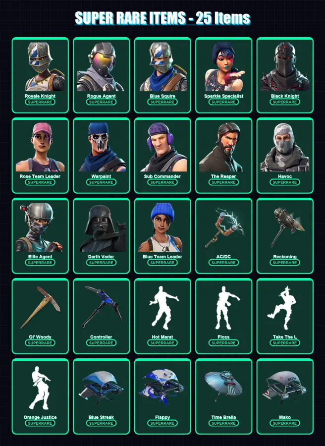 [PC/XBOX/PSN] | Royale Knight | Rogue Agent | Blue Squire | 143 skin | Lv2360