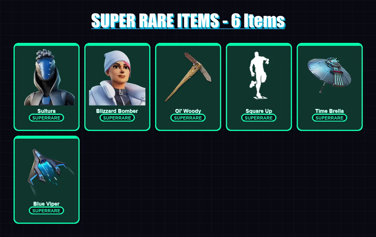 [PS4/PS5/XBOX/PC] | Sultura | Blizzard Bomber | The Ageless | Mandalorian | Valeria | 147 skin | 164 pickaxe | 130 emote | 118 glider | Lv2520