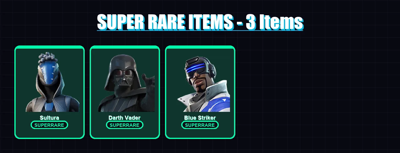 [PC/XBOX/PSN] | Sultura | Darth Vader | Blue Striker | Zeus | Hades | 49 skin | 92 pickaxe | 57 emote | 70 glider | Lv1323 — Fortnite account