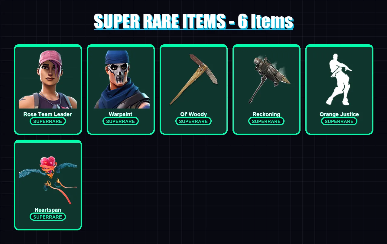 [PC/XBOX/PSN] | Rose Team Leader | Warpaint | Omega | Drift | Ragnarok | 43 skin | 50 pickaxe | 66 emote | 54 glider | Lv815 — Fortnite account