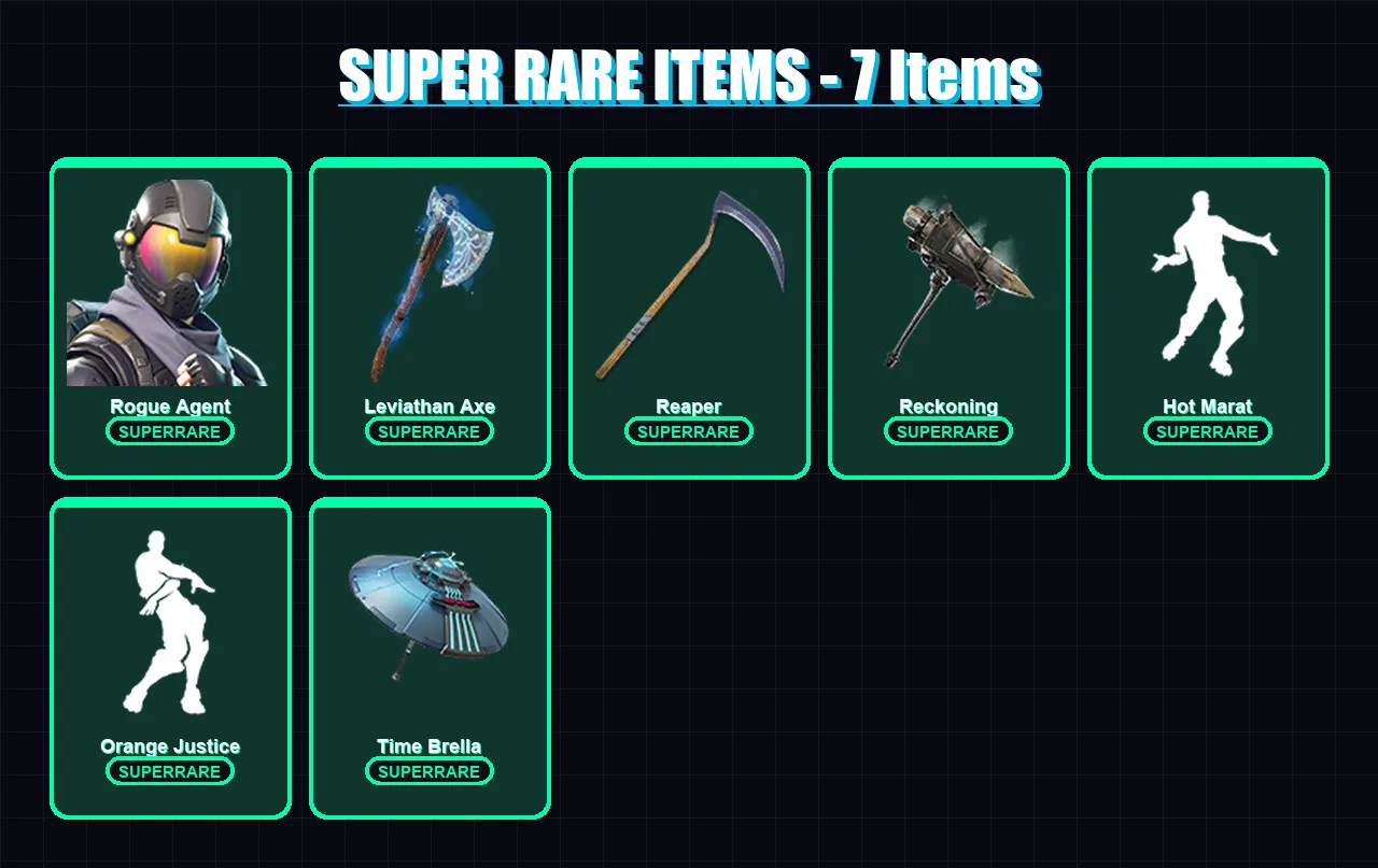 [PC/XBOX/PSN] | Rogue Agent | Omega | Drift | Dire | Calamity | 155 skin | 209 pickaxe | 155 emote | 170 glider | Lv3372