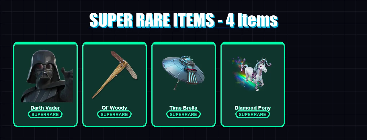 [PS4/PS5/XBOX/PC] | Darth Vader | Malik | Nezumi | Paradigm (Reality-659) | The Origin | 157 skin | 212 pickaxe | 170 emote | 151 glider | Lv3278