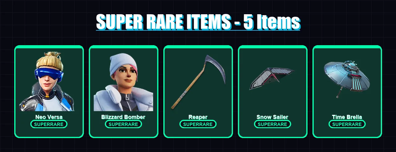 [PC/XBOX/PSN] | Neo Versa | Blizzard Bomber | Fusion | Gear Specialist Maya | Deadpool | 81 skin | 104 pickaxe | 83 emote | 96 glider | Lv1638